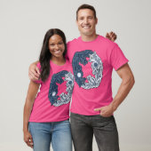 T-shirt Cool Yin Yang Wolf (Unisexe)