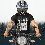 T-shirt Cool Zombie Response Squad Drôle<br><div class="desc">Un super t-shirt zombie qui lit l'Escadron de réponse Zombie sous les bras zombies effrayants qui s'élèvent du texte noir. Cool zombies apocalypse équipement d'équipe avec des mains déplaisantes mortes.</div>