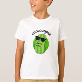 T-shirt Coolcumber Fundy Veggie Cucumber Pun (Devant)