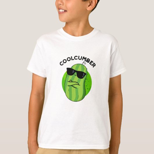 T-shirt Coolcumber Fundy Veggie Cucumber Pun (Devant)