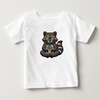 T-shirt Coole Wasbeer Drinkend Havermelk Ijs Koffi