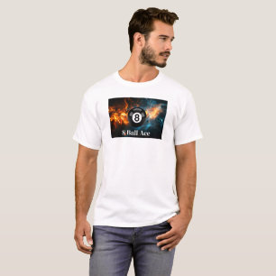 T-shirt Coolest 8 Ball Billiards Game Day Hommes 