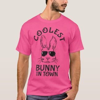 T-shirt Coolest Bunny In Town Sunglasses Toddler Boys East