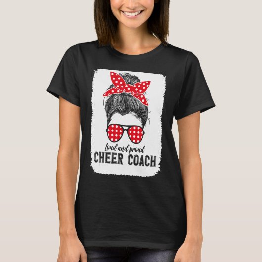 T-shirt Coolest Cheer Coach Assistant Coaching Coaching Li (Devant)
