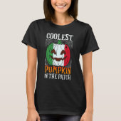T-shirt Coolest Pumpkin In The Patch Italian Flag Jack Ou2 (Devant)