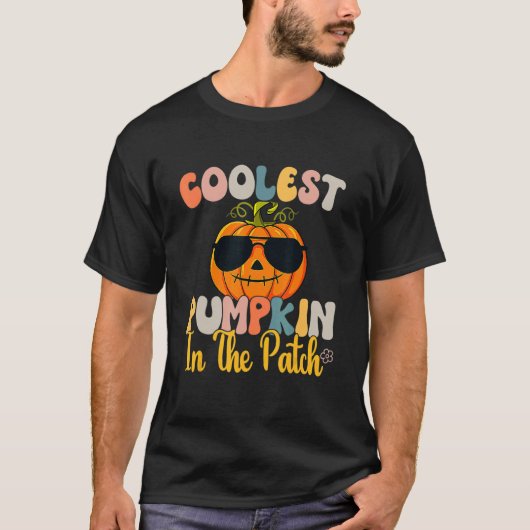 T-shirt Coolest Pumpkin In The Patch Toddler Boys Hallowee (Devant)