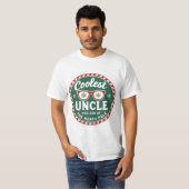 T-shirt Coolest Uncle This Side of the North Pole | Retro  (Devant entier)