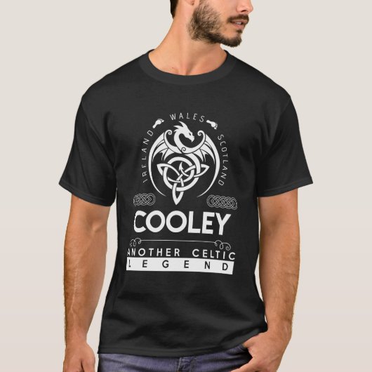T-shirt Cooley Name T Shirt - Cooley Another Celtic Legend (Devant)