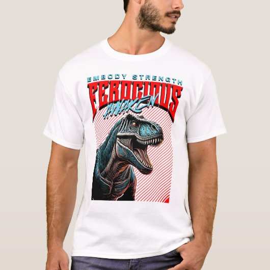 T-shirt CoolT-Rex Fashion Casual Streetwear Artwork design (Devant)