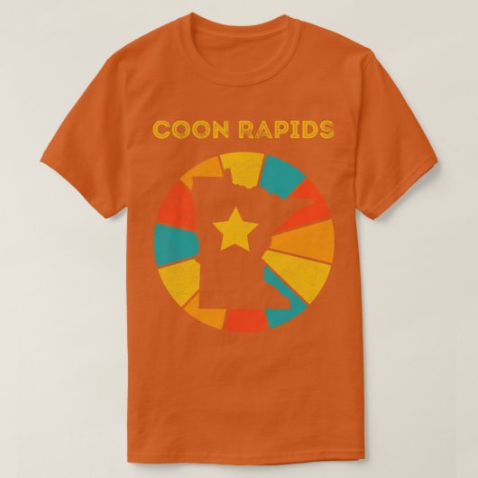 T-shirt Coon Rapids Minnesota Souvenir Vintage (Design devant)
