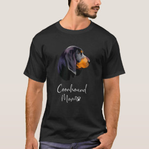 T-shirt Coonhound Maman mignonne Chien Chien Propriétaire