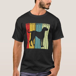 T-shirt Coonhound Redbone Rétro Vintage Coonhound Redbone