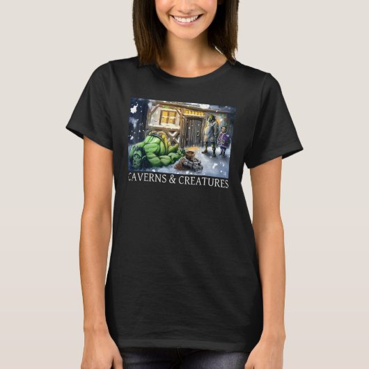 T-shirt Coopers Noël Carol Caverns Créatures (Devant)