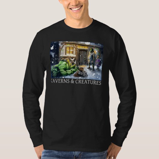 T-shirt Coopers Noël Carol Caverns Créatures (Devant)