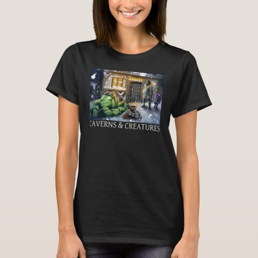 T-shirt Coopers Noël Carol Caverns Créatures (Devant)