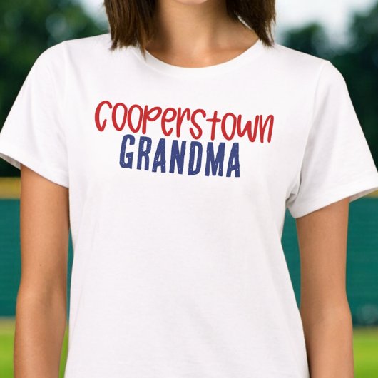 T-shirt Cooperstown Grandma Nana Baseball Tournament 
