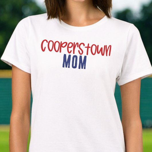 T-shirt Cooperstown Mom Baseball Tournament 