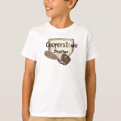 T-shirt Cooperstown NY Brother Cute Baseball Tournament (Devant)