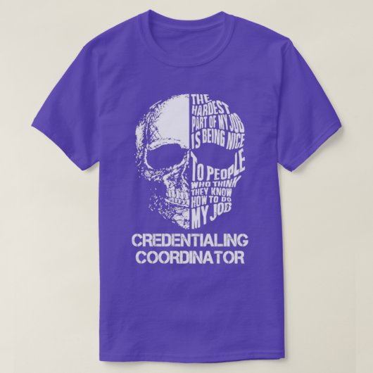 T-shirt Coordinateur de certification (Design devant)