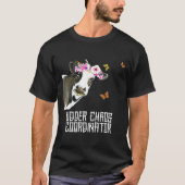 T-shirt Coordinateur de Udder Chaos Funny Cow (Devant)