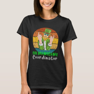 T-shirt Coordinateur des Shenanigans Shamrock Leprechaun U