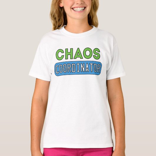 T-shirt Coordinateur du Chaos (Devant)