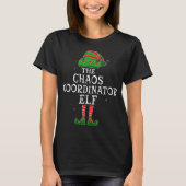 T-shirt Coordinateur du Chaos Elf Matching Famille Noël Fu (Devant)