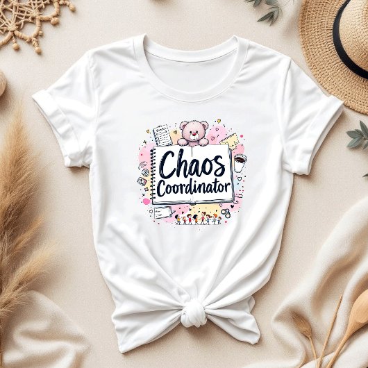 T-shirt Coordinateur du chaos | Maman Vie | Fête des mères