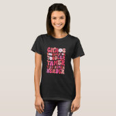 T-shirt Coordinateur du Chaos Toddler Tamer Tiny Human Her (Devant entier)