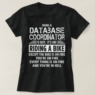 T-shirt Coordonnateur de base de données