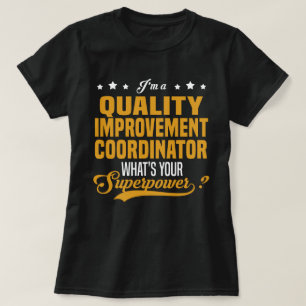 T-shirt Coordonnateur de l'amélioration de la qualité