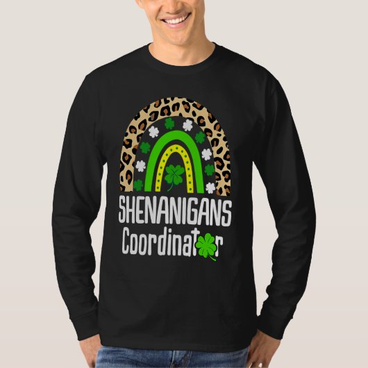 T-shirt Coordonnateur de Shenanigans de la Saint-Patrick C (Devant)