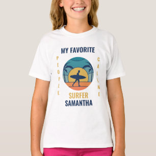 T-shirt Coordonnateur de surfeur personnalisé
