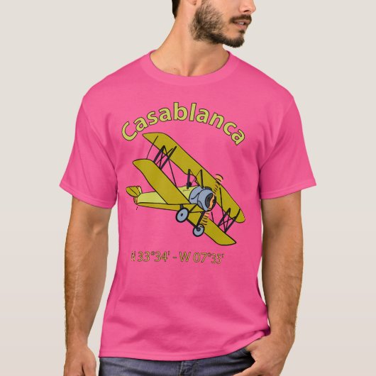 T-shirt Coordonnateurs de vol de Casablanca Aviator (Devant)