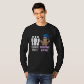 T-shirt Coordonnées de l'activité de l'assistant de l'acti (Devant entier)