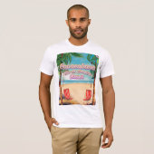 T-shirt Copacabana, Rio de Janeiro affiche de la plage de (Devant entier)