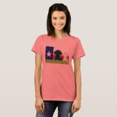 T-shirt Copains de griffonnage de TDD b/w (Devant entier)