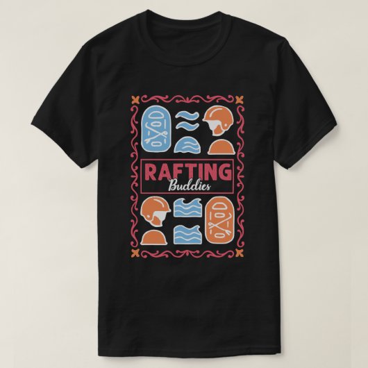 T-shirt Copains de rafting (Design devant)