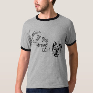 T-shirt Copains d'Obama autour avec des terriers