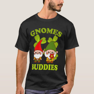 T-shirt Copains Gnomes Amusements de Jardin Fantaisistes