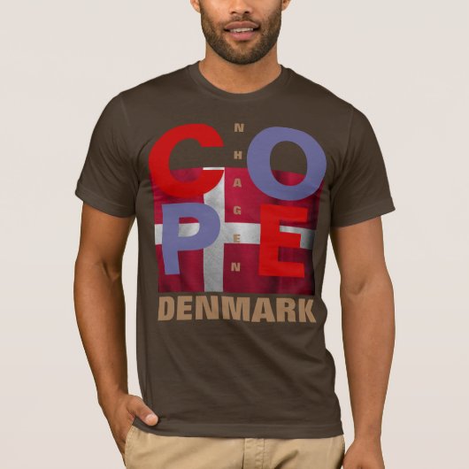 T-SHIRT COPENHAGEN DANMARK (Devant)