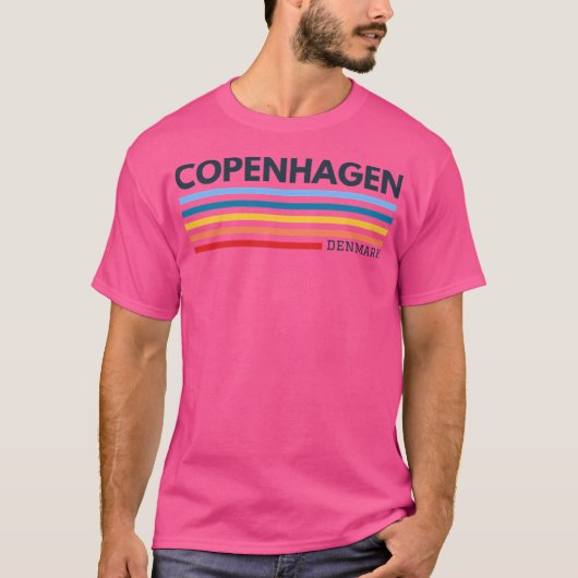 T-shirt Copenhague Danemark (Devant)