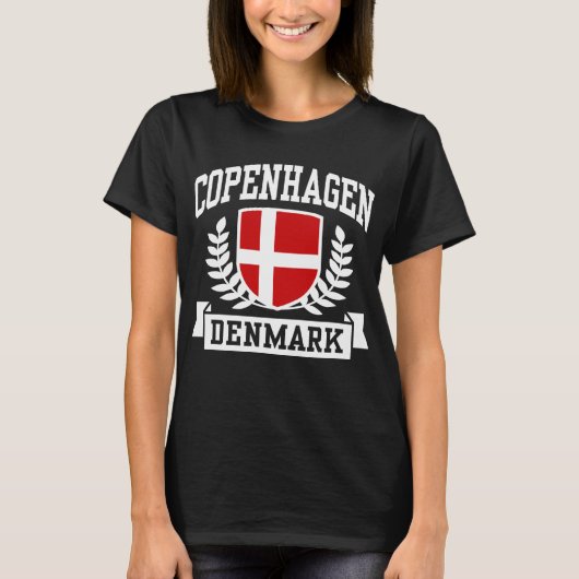 T-shirt Copenhague Danemark (Devant)