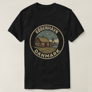 T-shirt Copenhague, Danemark Danmark