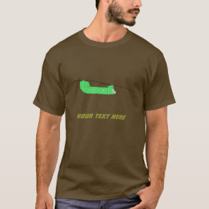 T-shirt Copeur de transport CH-47 Chinook personnalisable