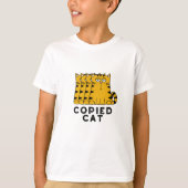 T-shirt Copié Chat Funny Animal Pun (Devant)