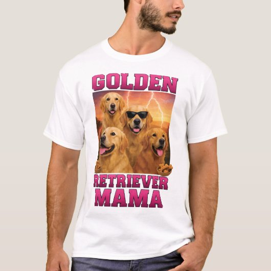 T-shirt Copie Copie de Retriever doré (Devant)