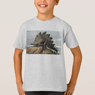 T-shirt Copie d'antiquité de dinosaure de Stegosaurus