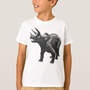 T-shirt Copie d'antiquité de dinosaure de Triceratops
