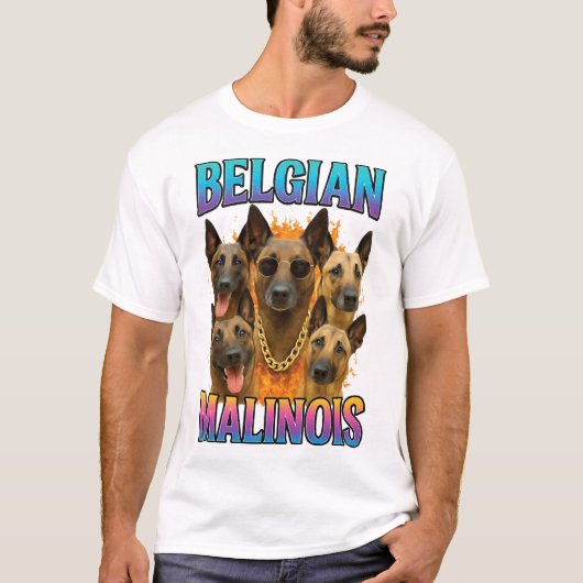 T-shirt Copie de Berger Malinois (Devant)